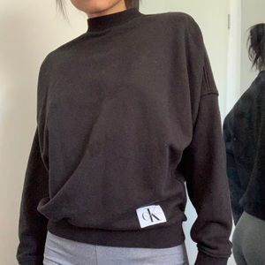 Calvin Klein mock neck sweatshirt